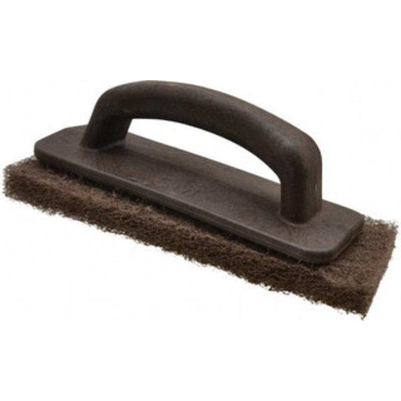 3M 10 Long x 4.63 Wide x 1/2 Thick Hand Block with Cleansing Pad Medium-Duty, Brown 7000002233 - 06684013