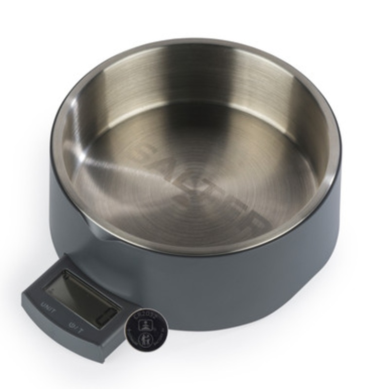 Digital Pet Food Scale  Smart Dog Bowl, Grey