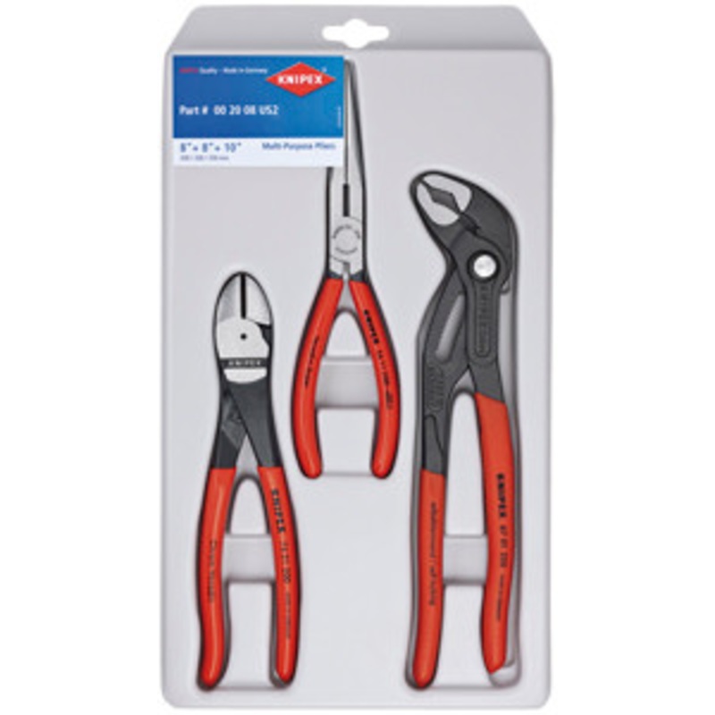 Knipex 3 Pc Universal Plier Set - KX002008US2