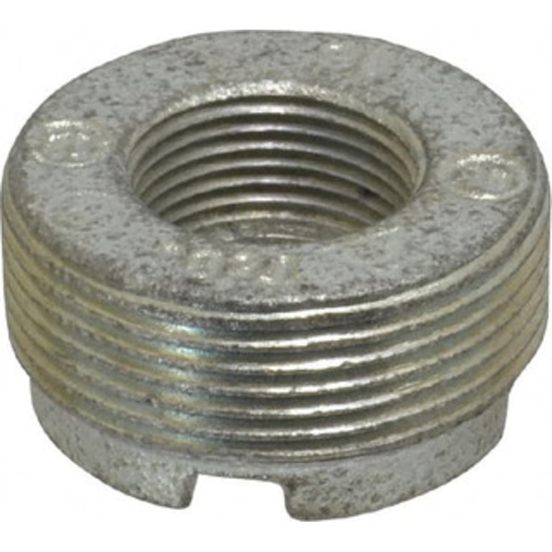 Thomas & Betts 1-1/2 to 3/4 Trade Rigid/Intermediate (IMC) Conduit Reducer Malleable Iron, Noninsulated, Threaded Connection 608 - 54062427