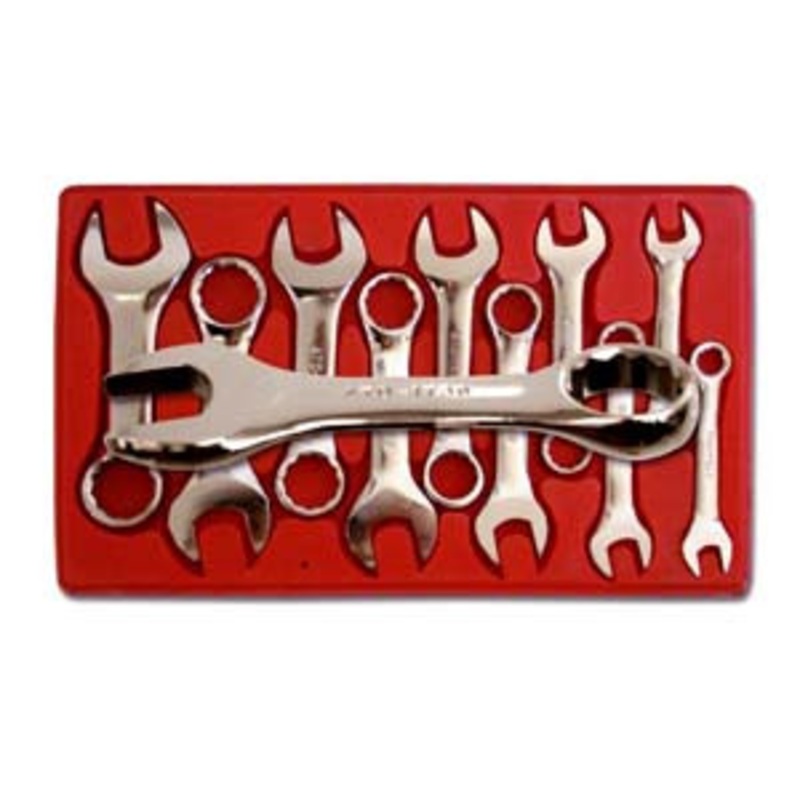 V8 Tools 10 Piece Metric Stubby Combination Wrench Set - VT8910