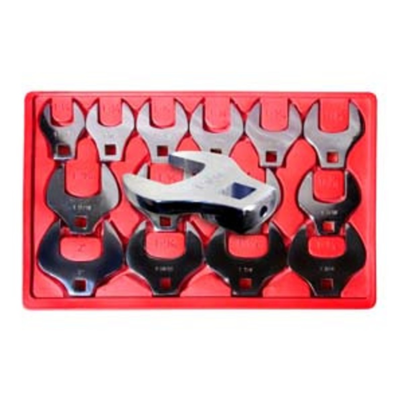 V8 Tools 14 Piece SAE Jumbo Crowfoot Wrench Set - VT7814