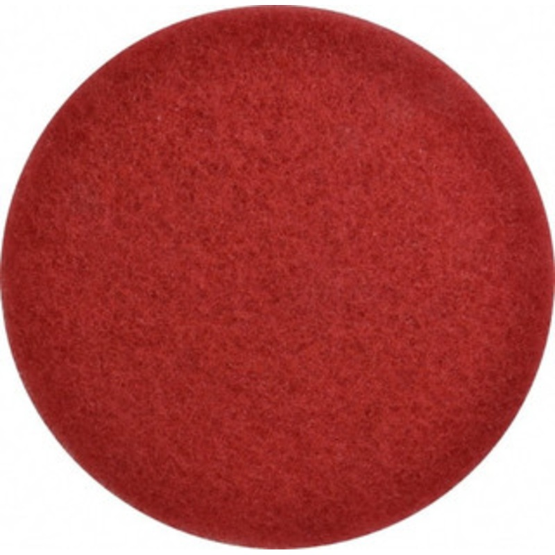 3M Spray Buffing Pad 13 Machine, Red Pad, Polyester 7000000677 - 01037456