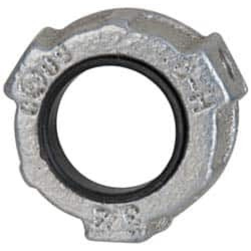 Crouse-Hinds 3/4 Trade Rigid/Intermediate (IMC) Conduit Bushing Malleable Iron, Partially Insulated, Threaded Connection H1032 - 04506887