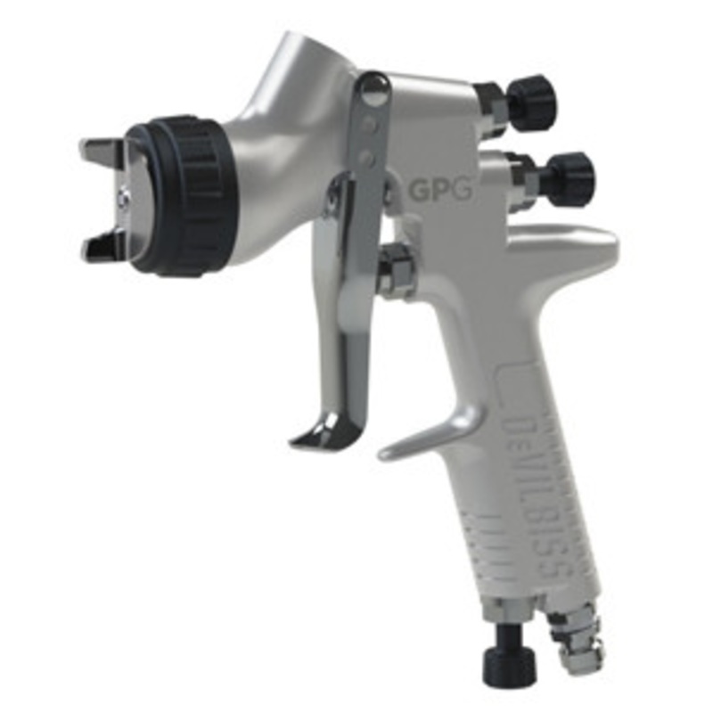 DeVilbiss GPG Gravity UV Primer HVLP PR Cap HE Spray Gun Kit with - DV905036
