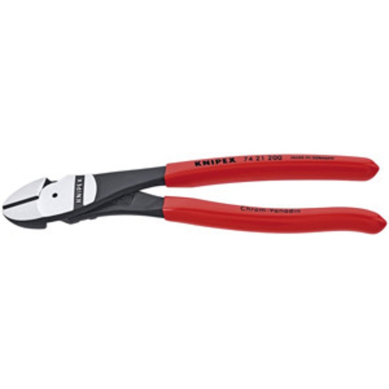 Knipex 10 Hi-Leverage Angled Diag Cutters - KX7421250