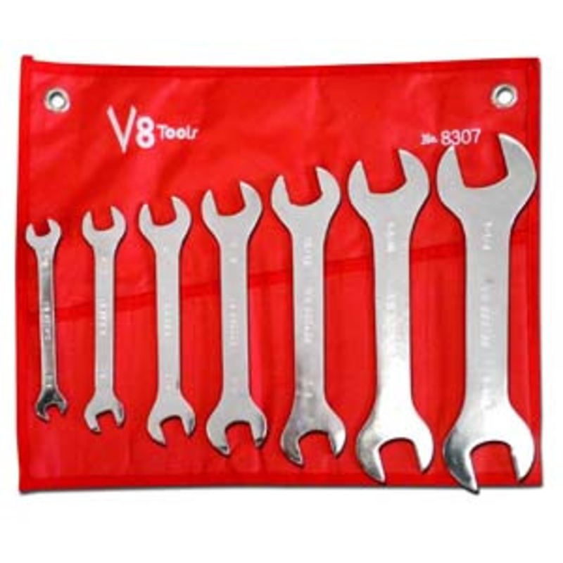 V8 Tools 7 Piece SAE Super Thin Wrench Set - VT8307