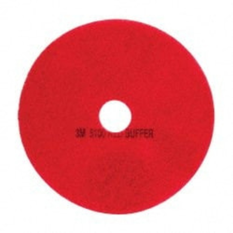 3M Spray Buffing Pad 20 Machine, Red Pad, Polyester 7000000663 - 01037522