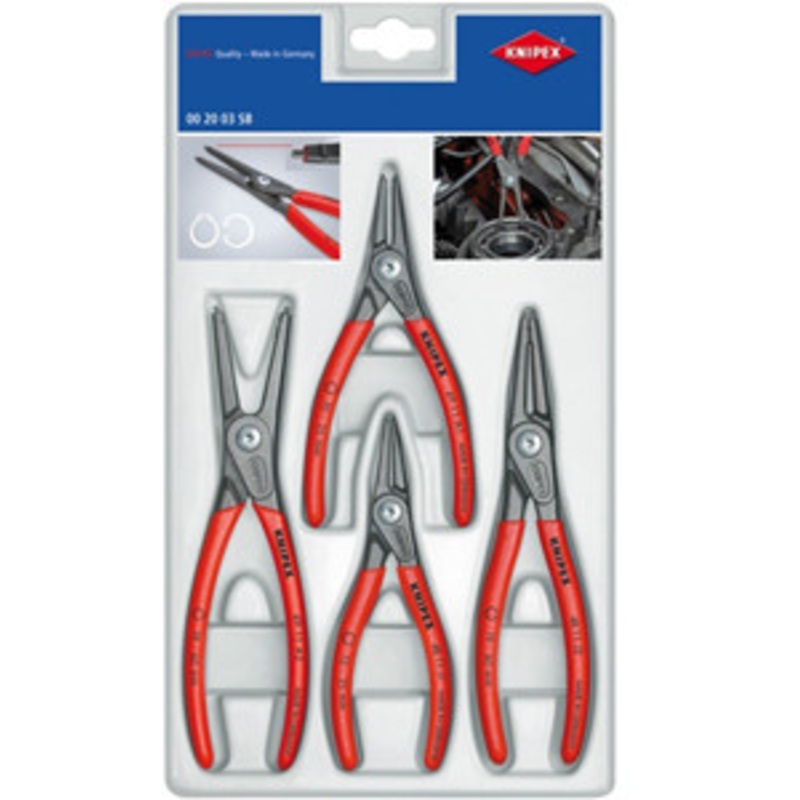 Knipex 4 Piece Circlip Pliers Set - KX002003SB