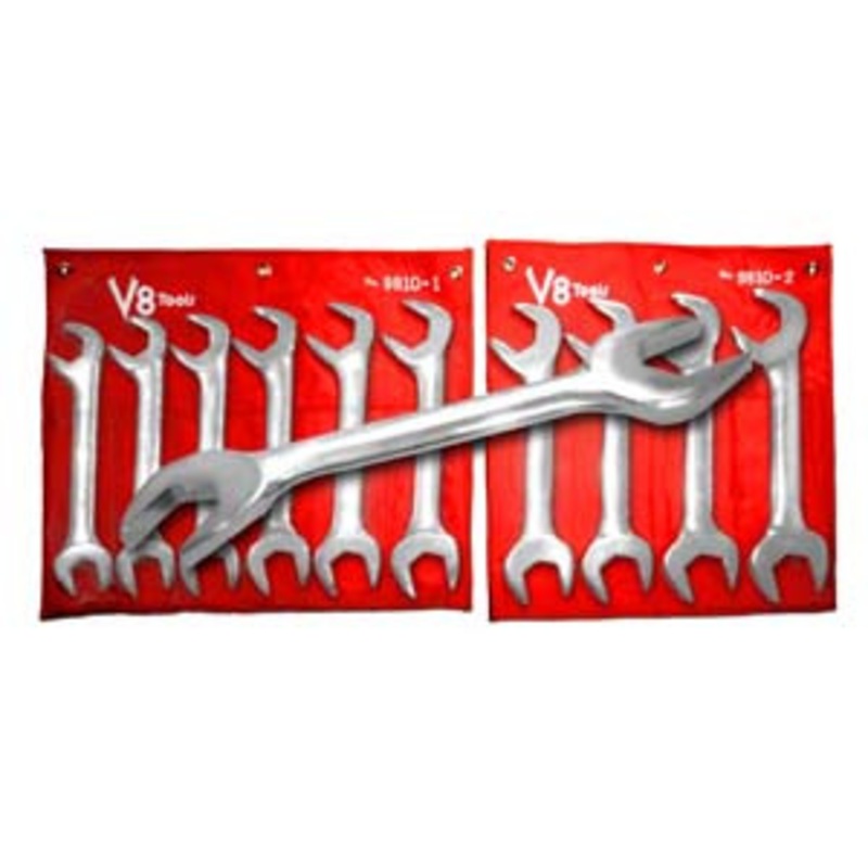 V8 Tools 10 Piece SAE Jumbo Angle Combo Wrench Set - VT9810