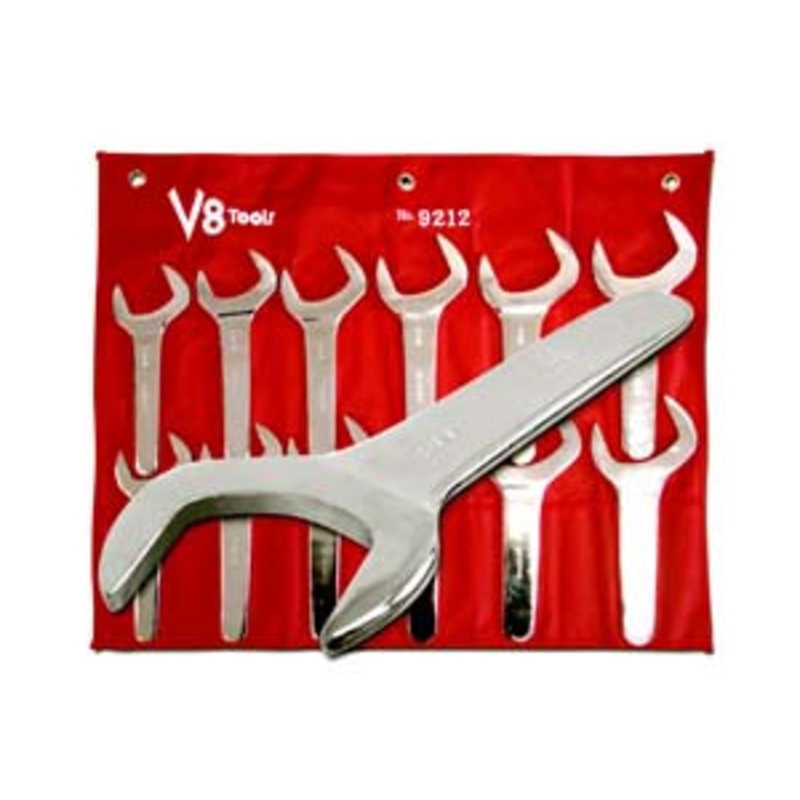 V8 Tools 12 Piece Jumbo Service Wrench Set 1-11/16 to 2-5/8 - VT9212