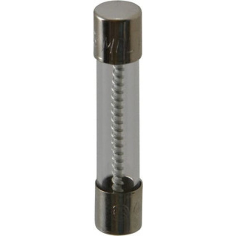 Bussmann 250 VAC, 32 VDC, 6 Amp, Time Delay Miniature Glass Fuse 1-1/4 OAL, 1/4 Diam MDL-6-R - 74680927