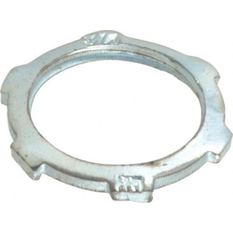Crouse-Hinds 3/4 Trade Rigid/Intermediate (IMC) Conduit Locknut Steel, Noninsulated, Threaded Connection 12X - 04784856