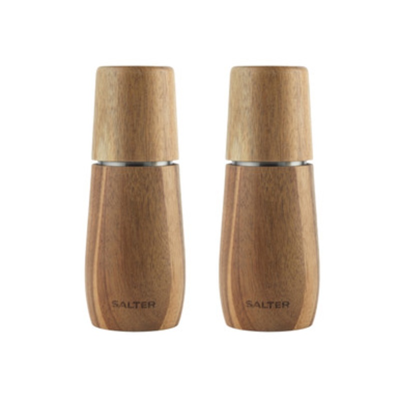 Edith Acacia Salt & Pepper Mills