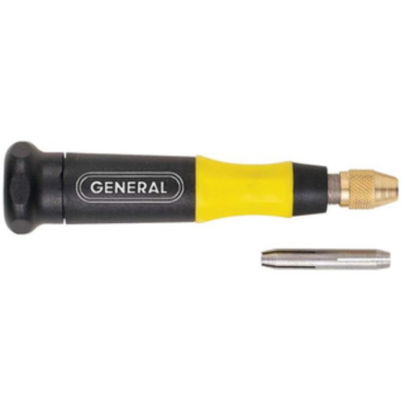 General 4-in-1 Pin Vise, 0 - 1/8 Range - 75801