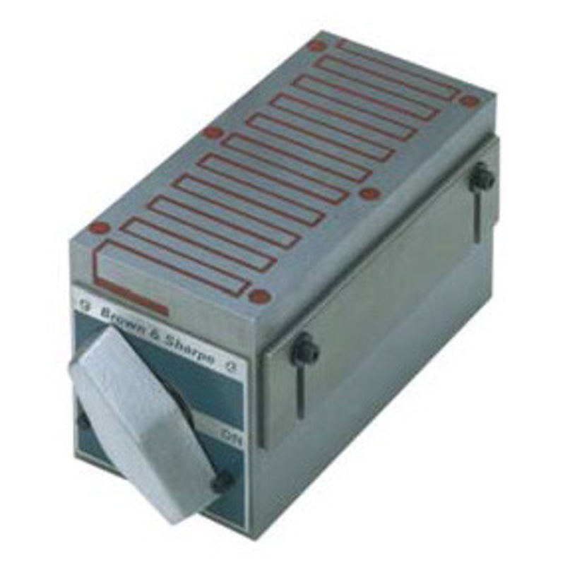 TESA Brown & Sharpe Fine Pole Rectangular Permanent Magnetic Block Chuck #745-255 - 20-746-4