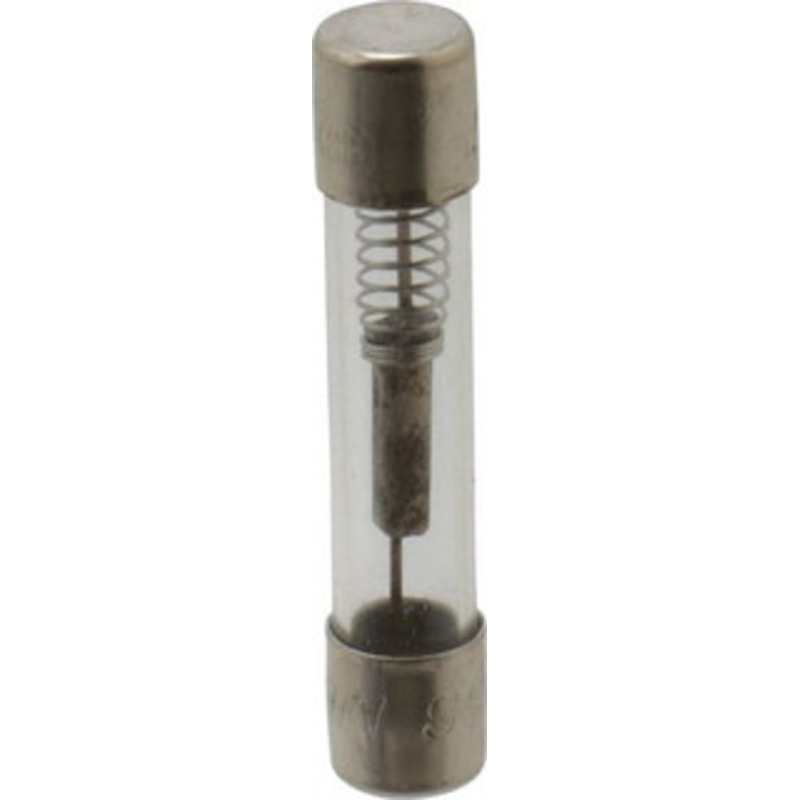 Bussmann 250 VAC, 32 VDC, 6 Amp, Time Delay Miniature Glass Fuse 1-1/4 OAL, 1/4 Diam MDQ-6 - 84682780
