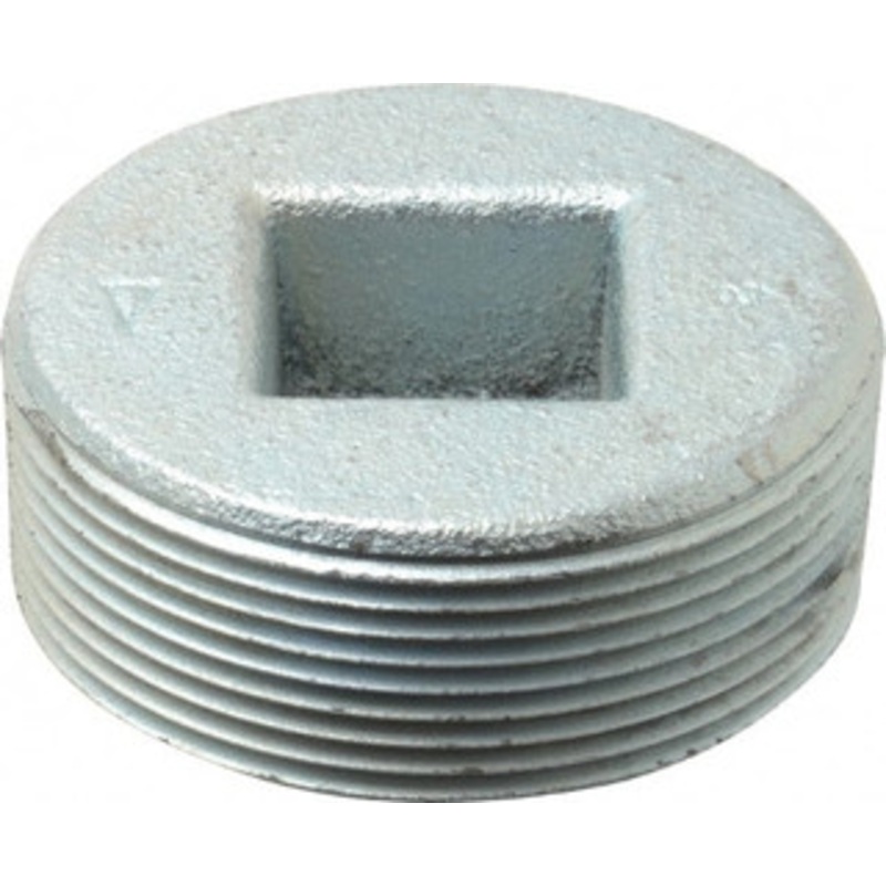 Crouse-Hinds 2 Trade Rigid/Intermediate (IMC) Conduit Plug Cast Iron, Noninsulated, Threaded Connection PLG6M - 04518056