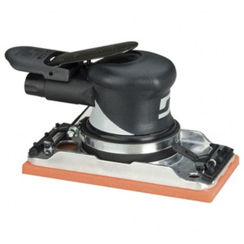Dynabrade Dynabug Palm Air Orbital Sander, Non-Vacuum, 8000 RPM, 3-2/3 W x 7 L - 57800