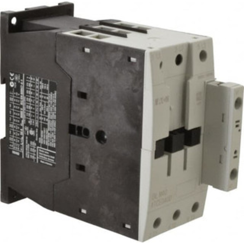 Eaton Cutler-Hammer 3 Pole, 110 Coil VAC at 50 Hz and 120 Coil VAC at 60 Hz, 63 Amp, Nonreversible Open Enclosure IEC Contactor 1 Phase hp: 3 at 115V, 5 at 200V, 7.5 at 230V, 3 Phase hp: 10 at 200V, 15 at 230V, 30 at 460V XTCE040D00A - 08804874