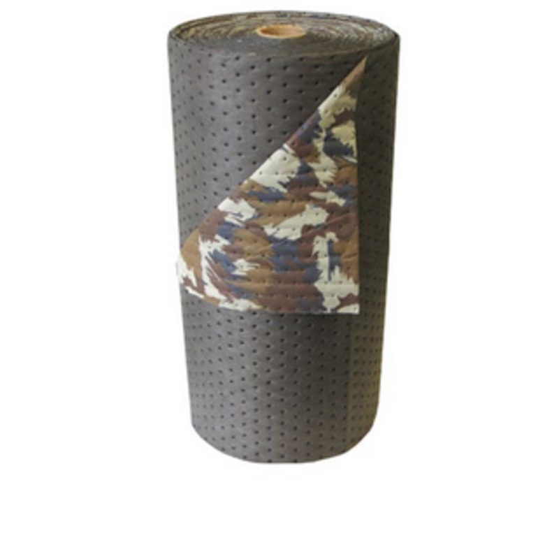 Oil-Dri Universal Meltblown Polypropylene Bonded Camouflage Roll, 30W x 150ft. - L90821