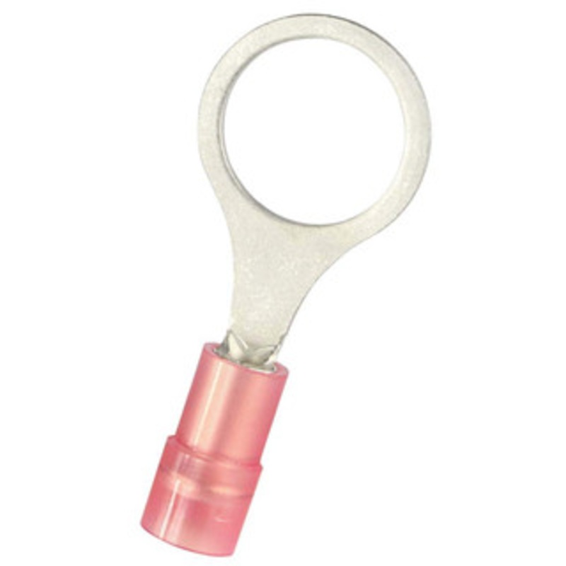 Value Collection Ring Terminals, Terminal Type: Circular, Insulation Type: Partially Insulated, Connection Type: Crimp, Compatible Wire Size (AWG): 22-16, Compatible Wire Size (sq mm): 0.5-1.5 (mm), Stud Size (mm): 10.50 RNYD1-10 - 14736565