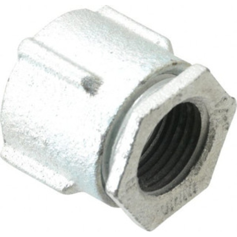 Crouse-Hinds 1/2 Trade Rigid/Intermediate (IMC) Conduit Coupling Malleable Iron, Noninsulated, Threaded Connection 190M - 04801270