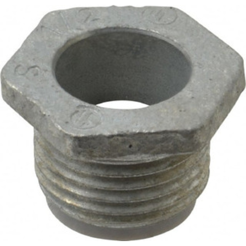 Crouse-Hinds 1/2 Trade Rigid/Intermediate (IMC) Conduit Nipple Malleable Iron, Insulated, Threaded Connection 1050 - 04784757