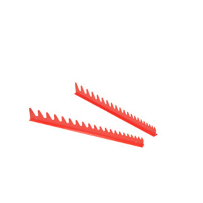 Ernst Manufacturing 20 Tool Wrench Rail Set with Tape Backing - ERN6012T-RED