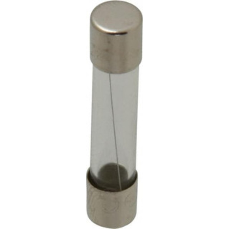 Bussmann 250 VAC, 32 VDC, 2 Amp, Fast-Acting Miniature Glass Fuse 1-1/4 OAL, 10 at 125 V kA Rating, 1/4 Diam AGC-2-R - 71922637