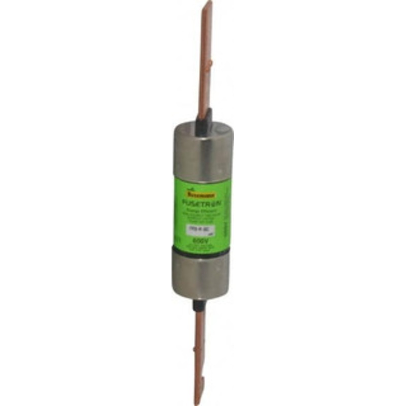 Bussmann 300 VDC, 600 VAC, 80 Amp, Time Delay General Purpose Fuse Bolt-on Mount, 7-7/8 OAL, 20 at DC, 200 (RMS) kA Rating, 1-5/16 Diam FRS-R-80 - 75909028