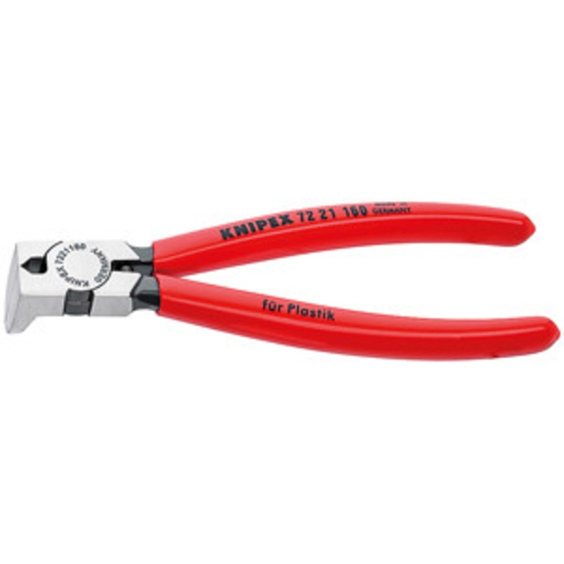 Knipex 6-1/4 Diagonal Flush Cutters for Plastic 85 Degree - KX7221160