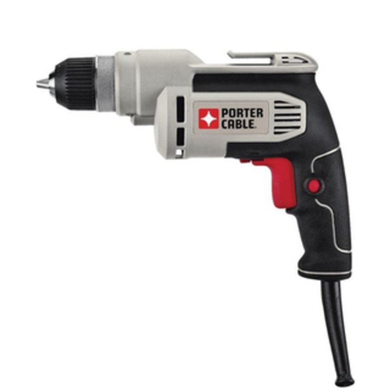 Porter Cable 3/8 Keyless Chuck Capacity Electric Power Drill - PC600D