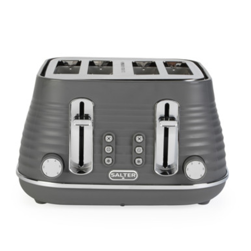Ripple 4-Slice Toaster - Grey