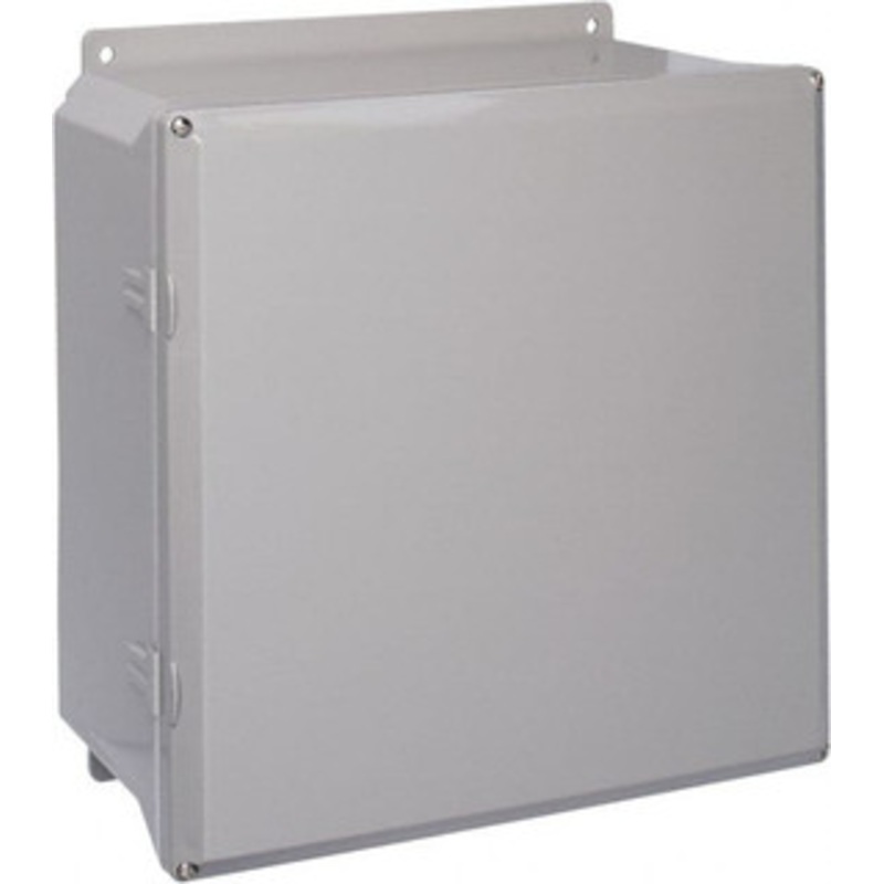 Thomas & Betts NEMA 1, 2, 3, 4, 12, 3S, 3SX, 3X, 4X Polycarbonate Standard Enclosure with Screw Flat Cover 12 Wide x 12 High x 6 Deep, Impact Resistant NS12126 - 54090022