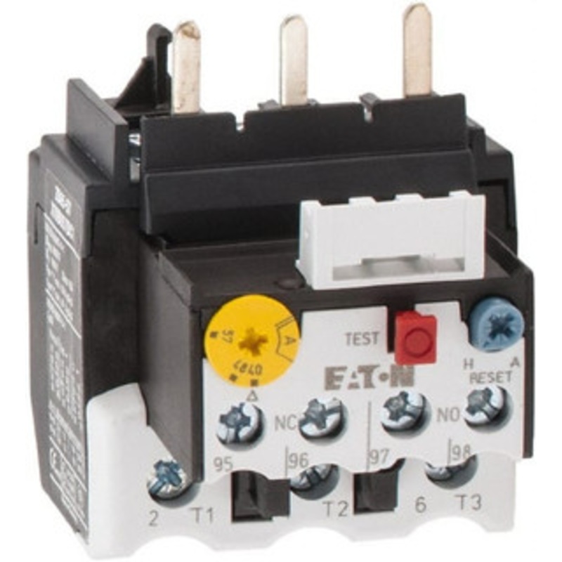 Eaton Cutler-Hammer 40 to 57 Amp, 690 VAC, Thermal IEC Overload Relay Trip Class 10, For Use with 50-72A Contactors XTOB057DC1 - 08805392