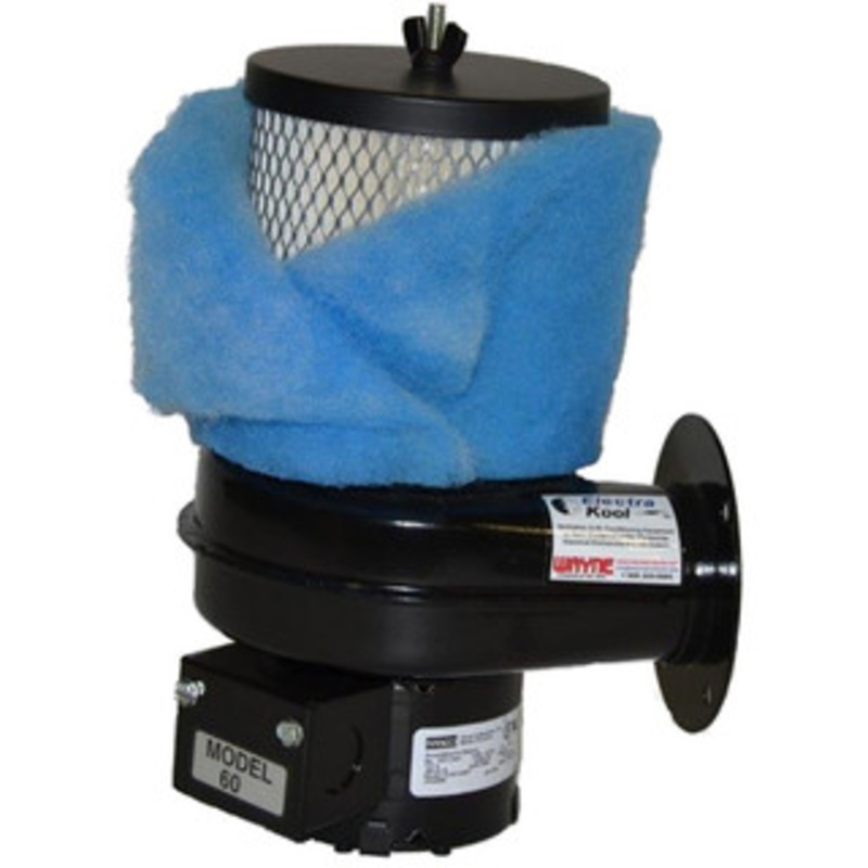 Electra-Kool 1 Phase, 0.49 Amp, 60 CFM, 3,030 RPM, Filtered Enclosure Blower 15060 - 03561313