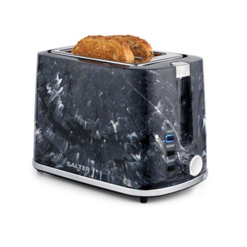 Marble 2-Slice Toaster - Black