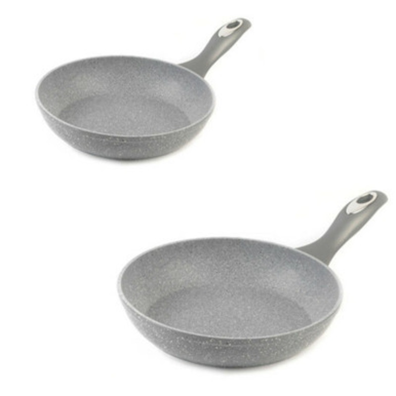 Marblestone 2-Piece Frying Pan Set - 20/24cm