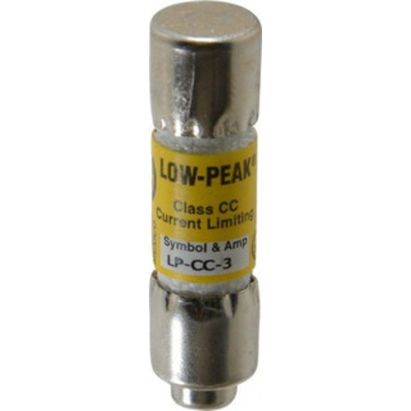 Bussmann 150 VDC, 600 VAC, 3 Amp, Time Delay General Purpose Fuse Fuse Holder Mount, 1-1/2 OAL, 20 at DC, 200 at AC (RMS) kA Rating, 13/32 Diam LP-CC-3 - 74760679