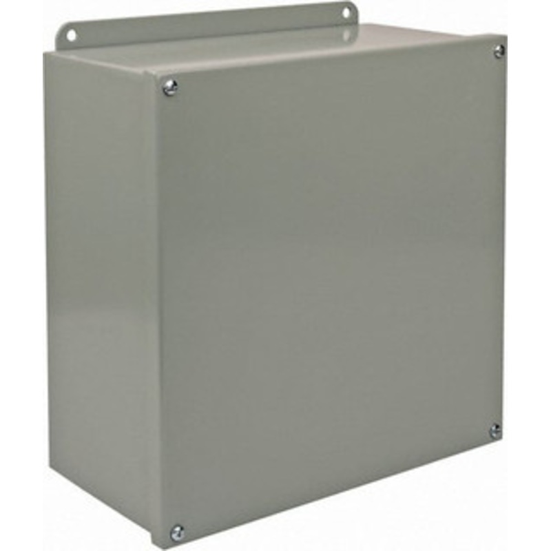 Cooper B-Line NEMA 12, 13 Steel Standard Enclosure with Screw Flat Cover 12 Wide x 12 High x 6 Deep, Dirt-tight & Dust-tight 78205120020 - 64050966