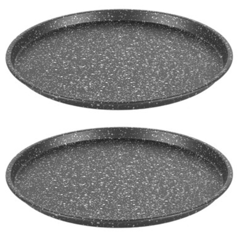 Megastone Non-Stick Pizza Pan - Set of 2