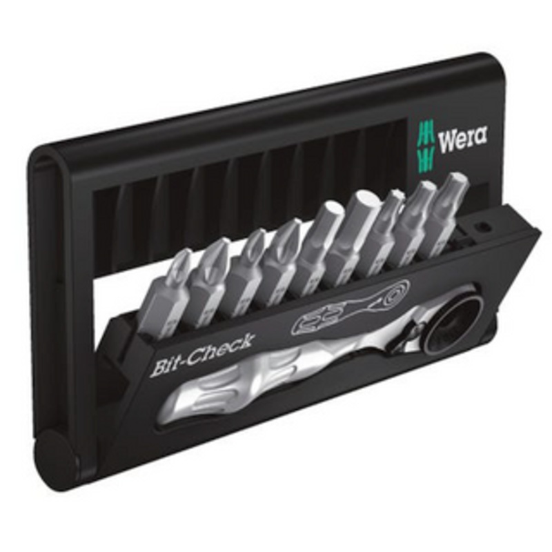 Wera 10 Piece Kraftform Kompakt Ratchet Set - 05073645001