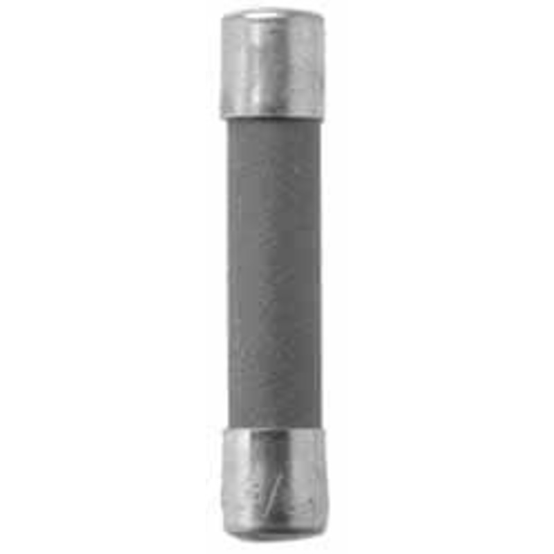 Bussmann 125 VDC, 250 VAC, 5 Amp, Fast-Acting Miniature Ceramic Fuse 1-1/4 OAL, 1/4 Diam GBB-5R - 84680693