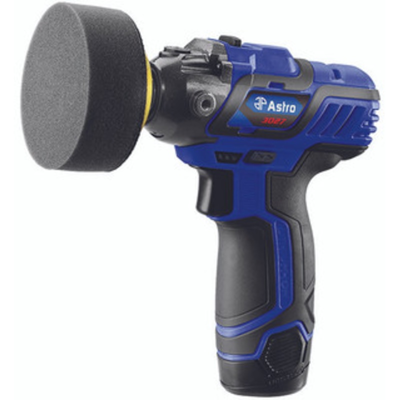 Astro Pneumatic 12V 3 Mini Cordless Pistol Polisher w/2 Batteries - AST-3027