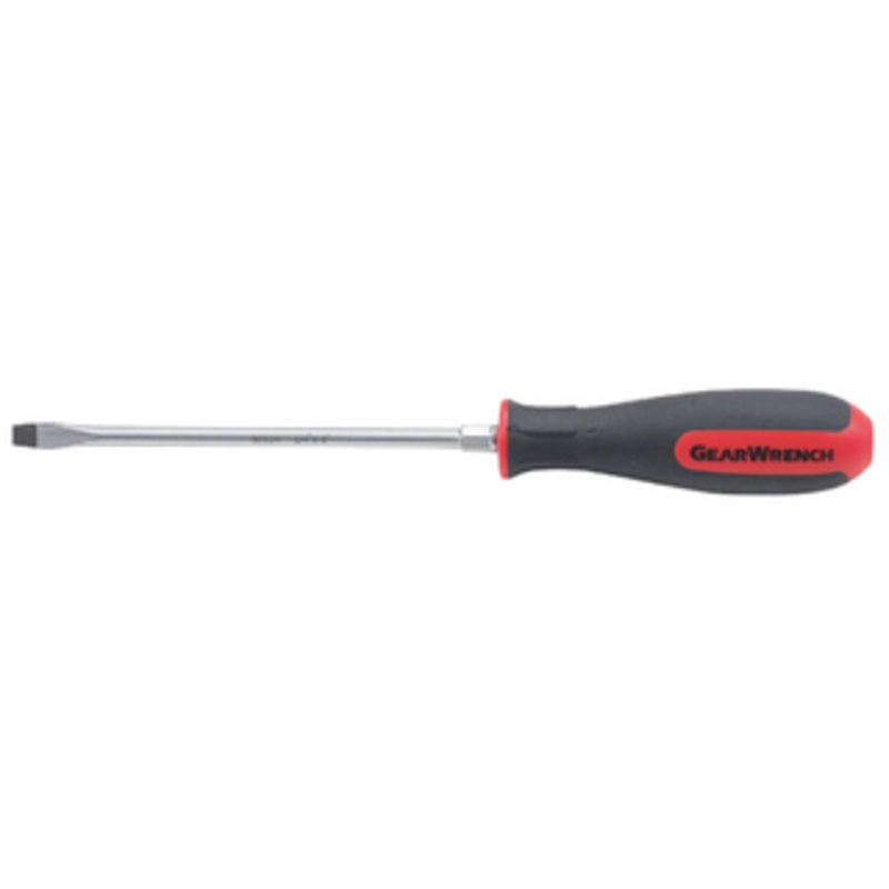 GEARWRENCH Slotted 1/4 Blade Width x 1-1/2 Blade Length Screwdriver, 4.1 Overall Length - 80012D
