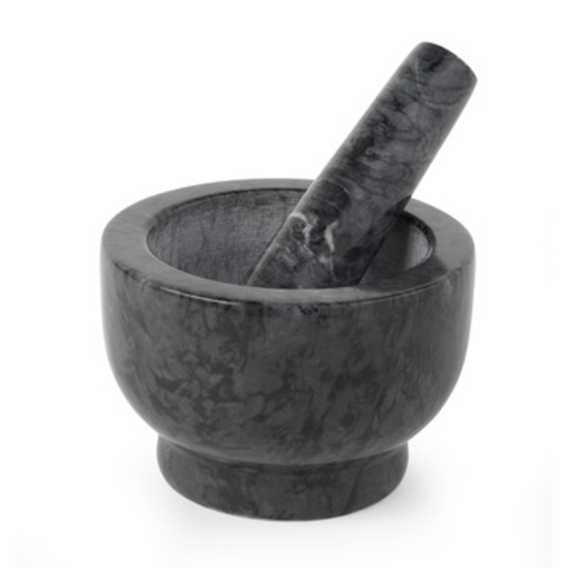 Marble Pestle and Mortar, Black