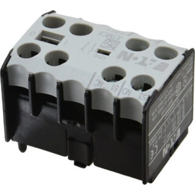 Eaton Cutler-Hammer 6 to 9 Amp, Contactor Front Mount Auxiliary Contact For Use with Miniature Contactor and XTRM Miniature Control Relay XTMCXFA11 - 08805210