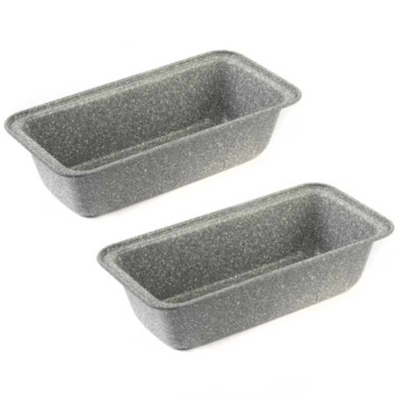 Marblestone Set of 2 Loaf Pans