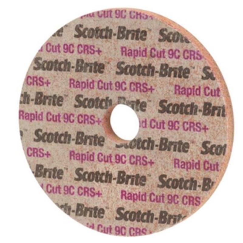 3M Scotch-Brite Coarse Rapid Cut Unitized Wheel, Max. RPM 22,100